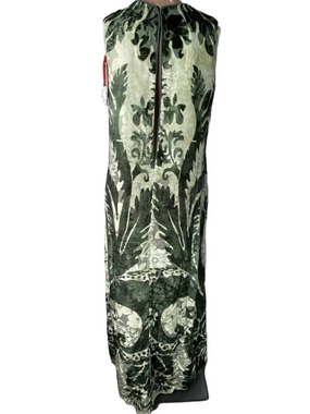For Restless Sleepers FRS Women Nightgown Dress Green Size L Megera Sheer Velvet